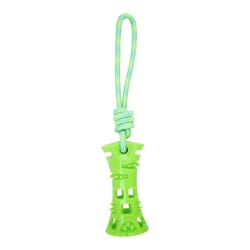 Fancy Pets - Juguete Hueso con Cuerda Verde