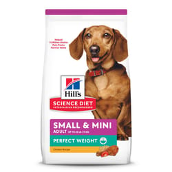 Hill's Science Diet - Small & Mini Perfect Weight, alimento de control de peso para perros adultos de razas pequeñas