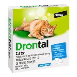 Drontal - Antiparasitario Interno Amplio Espectro Gatos