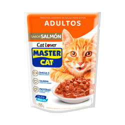 Master Cat - Alimento Húmedo Adulto Trocitos Jugosos Salmón