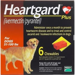 Heartgard Plus - Tabletas Masticables Raza Grande 23 a 45 kg