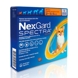 Nexgard Spectra - Antiparasitario Perros de 2 A 3.5 Kg