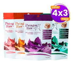 Patagon Raw - Pack 4x3 Mix Perro