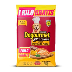 Dogourmet- Alimento sabor Parrillada mixta *Gratis 1 Kg