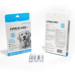 Fiprocare - 3 Pipetas Antipulgas y Garrapatas para Perro