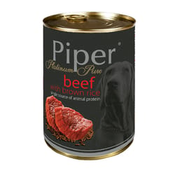 Piper - Alimento Húmedo Adulto Carne y Arroz Integral Lata