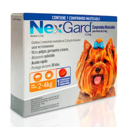 Nexgard - Antiparasitario Perros de 2 A 4 Kg