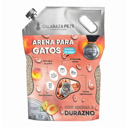Calabaza Pets - Arena Para Gatos Soluble En Agua Aroma Durazno