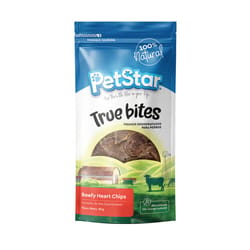 PetStar - True Bites Corazón Deshidratado de Res en Hojuelas