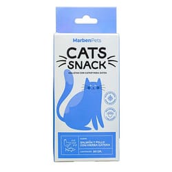 Cats Snack - Galletas de Salmón y Pollo con Hierba Gatera