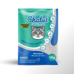 Chatul - Arena para Gatos Premium Aroma Limón