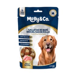 Molly & Co - Snacks Premium Galletas Maní Envueltas en Pollo