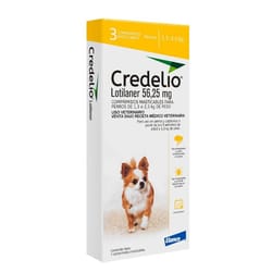 Credelio - Antiparasitario Masticable Perros de 1.3 A 2.5 Kg