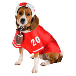 Carnaval - Disfraz Mascota Jugador Futbol Americano Rojo