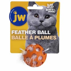 JW - Pelota con Plumas para Gatos