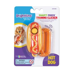 Brightkins - Smarty Pooch Clicker De Entrenamiento En Forma De Hot Dog