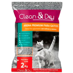 Clean & Dry - Arena con Aroma para Gato