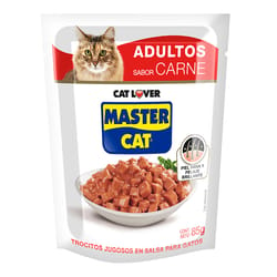 Master Cat - Alimento Húmedo Adulto Trocitos Jugosos Carne
