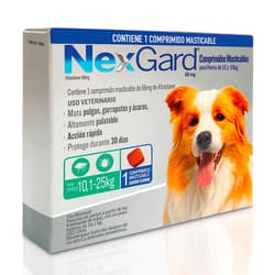 Nexgard - Antiparasitario Perros de 10,1 A 25 Kg