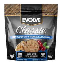 Evolve Dog Snack Classic Wafers Al Horno Chicken- Pollo