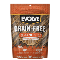 Evolve Dog Snack Grain Free Jerky Turkey- Pavo