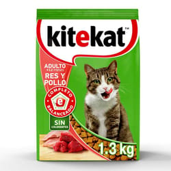 KiteKat - Alimento Gato Adulto Sabor Res y Pollo
