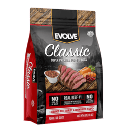 Evolve - Beef Barley & Brown Rice Recipe Dog