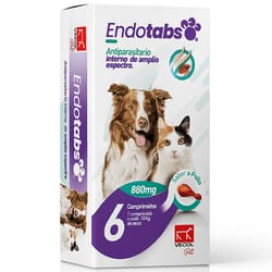 Vecol - Endotabs Antiparasitario Interno 880 mg