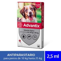 Advantix - Perros De 10 Hasta 25 Kg.
