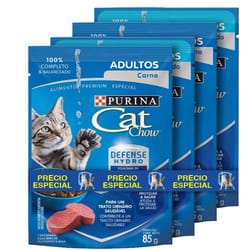 Cat Chow - Alimento Húmedo Gato Precio Especial Pack x4