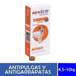 Bravecto - Perros De 4,5 Hasta 10 Kg
