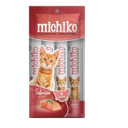 Michiko - Snack Humedo Salmon x 4 Sobres