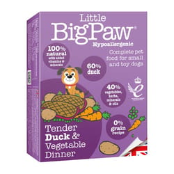 Little Big Paw - Alimento Humedo Perro Sabor Pato y Verduras 7 Unidades