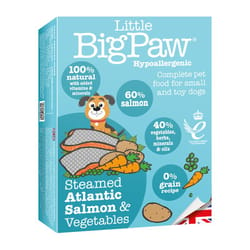 Little Big Paw - Alimento Humedo Perro Sabor Salmon y Verduras 7 Unidades
