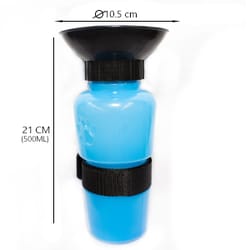 Bebedero Portable - Flush azul.