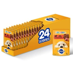 Pedigree - Alimento Húmedo Perro Cachorro Carne 24 Sobres x100g