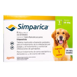 Simparica - Perros De 20,1 Hasta 40 Kg.