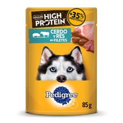 Pedigree High - Protein Alimento Húmedo Perros Adultos Cerdo y Carne