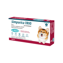 Simparica - TRIO Perros De 10 Hasta 20Kg 1 tab