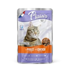 Plaisir - Pouch Gato Adulto Trozos De Pollo & Hígado En Salsa