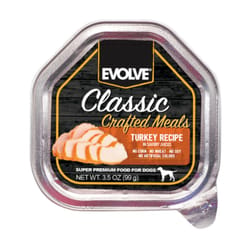 Evolve - Dog Bandeja Classic Crafted Meals Pavo