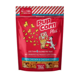 Pupcorn Plus - Snack Para Perro Pollo Y Queso Cheddar