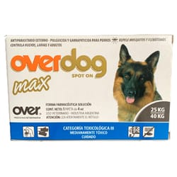 Over - Overdog Max Spot On 25kg - 40kg