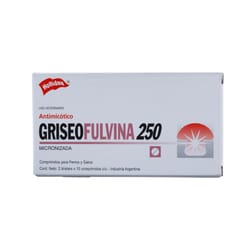 Holliday - Griseofulvina Fungistático 250 mg