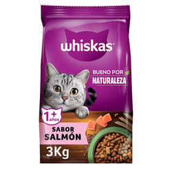 Whiskas - Alimento Bueno por Naturaleza Gato Adulto Salmón 31-08-2024