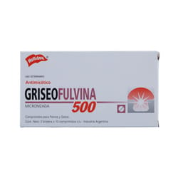 Holliday - Griseofulvina Fungistático 500 mg
