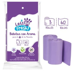 Let's Be Fresh - Bolsas Biodegradables Aroma Citronella 3 Rollos