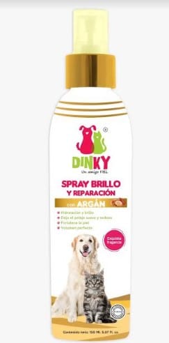 Dinky - Spray Brillo Y Reparación Perro Y Gato