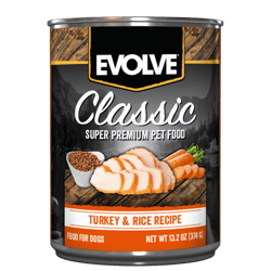 Evolve - Dog Classic Lata Turkey and rice