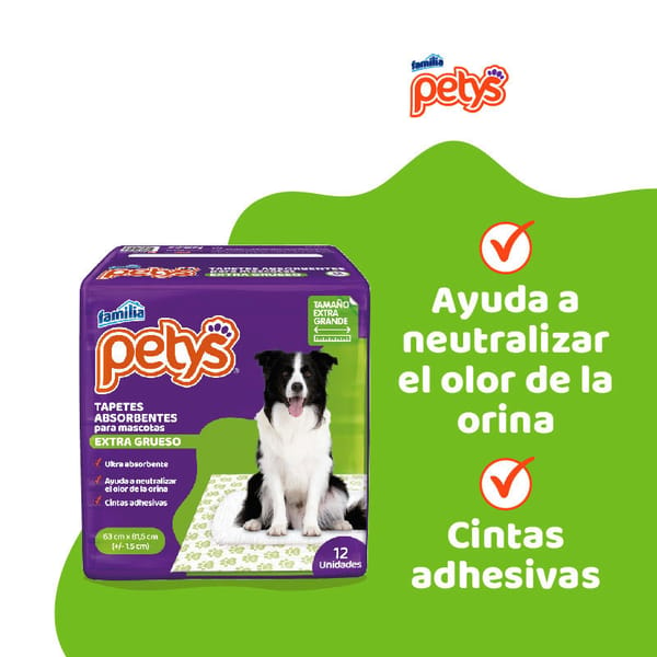 Tapetes absorbentes para Perros- Petys